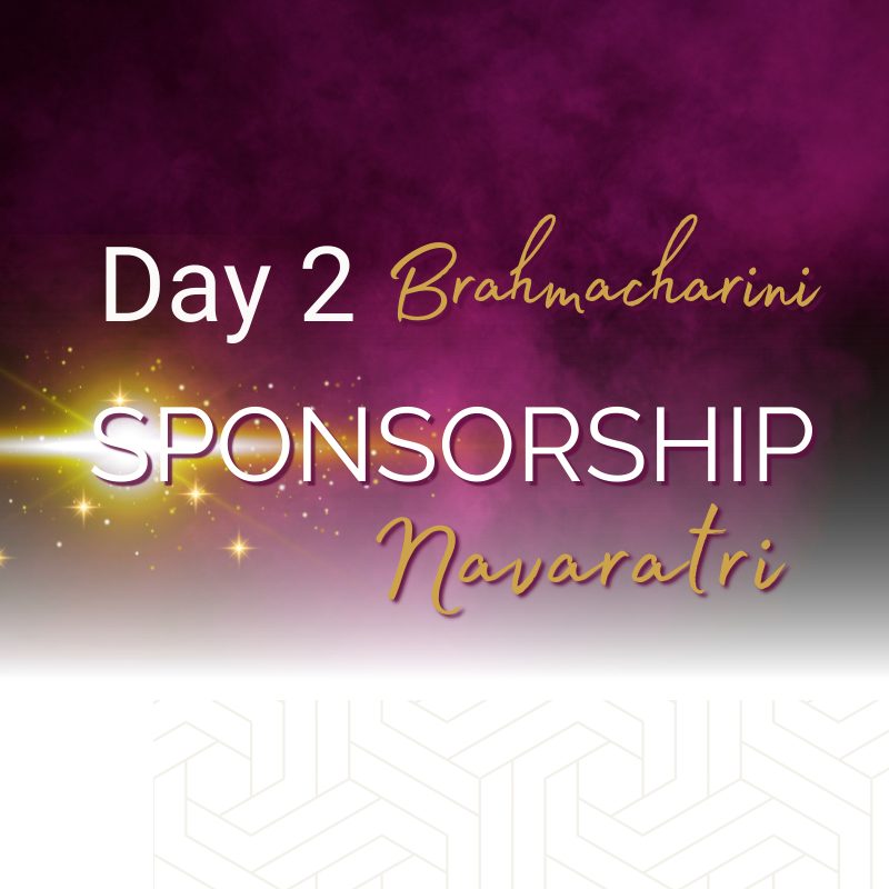 Brahmacharini Sponsor Navaratri Shanti Mission
