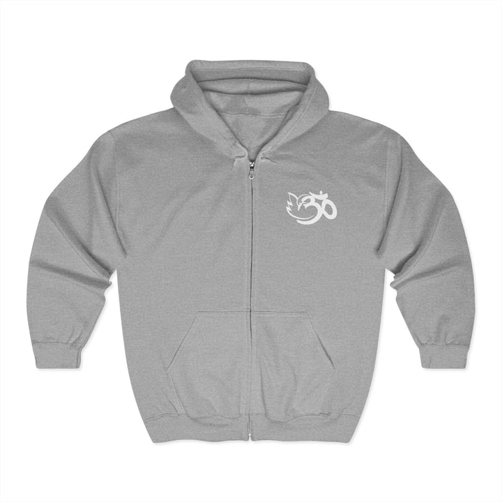Shanti Mission Hooded Sweatshirt - Grey