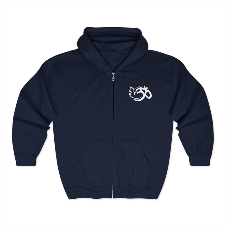 Shanti Mission Hooded Sweatshirt - Navy