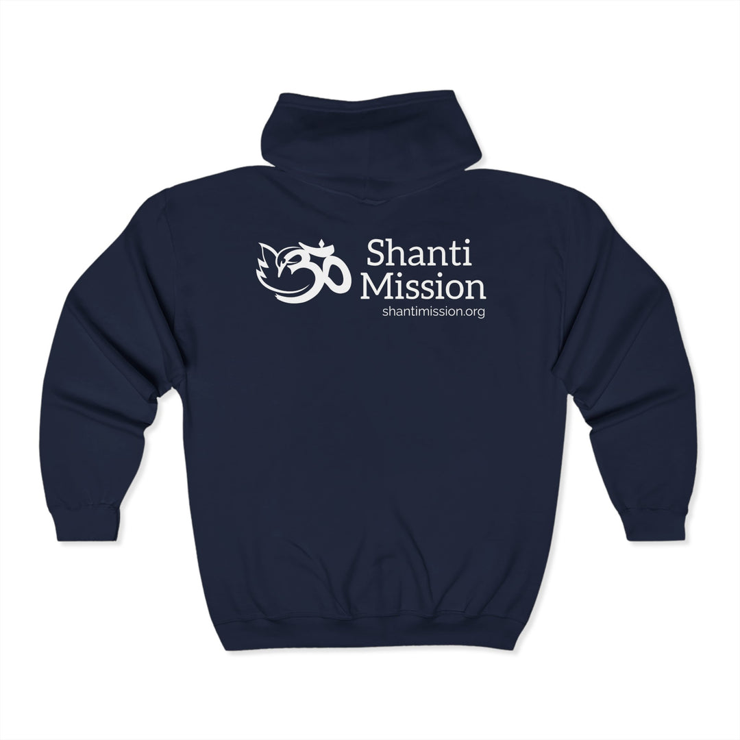 Shanti Mission Hooded Sweatshirt - Navy