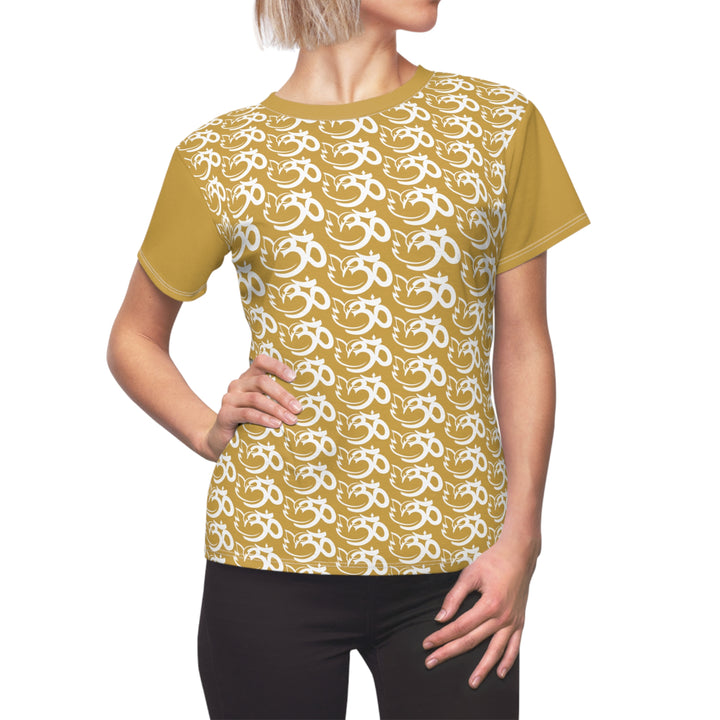 Shanti Mission Patterned Shirt - Gold