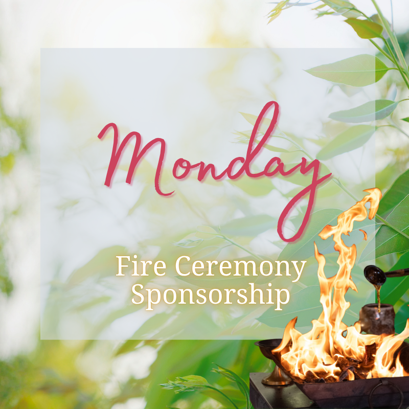Guru Poornima Fire Ceremony SPONSOR – 27 Jul, 2026