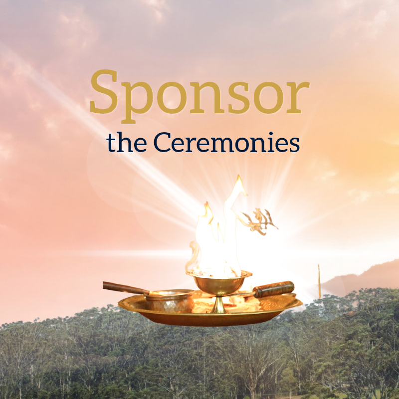Work Sponsor Icon Mission Day Ceremonies SPONSOR – 27 Oct, 2026 – Shanti Shop