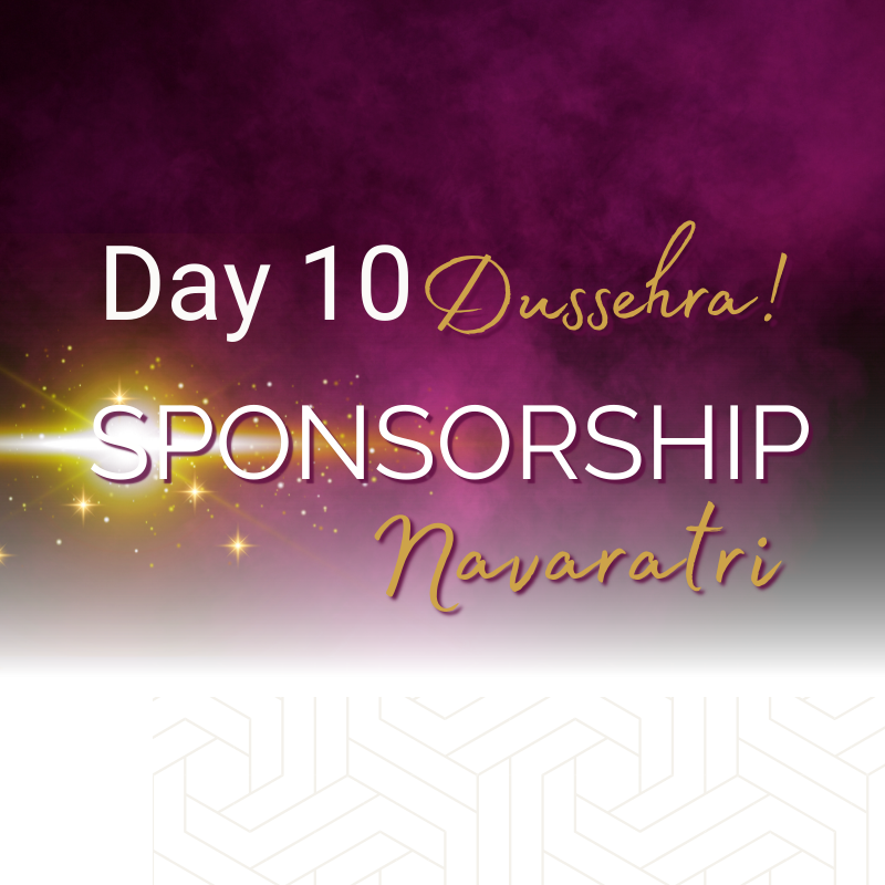 Dussehra Sponsor Shanti Mission Navaratri
