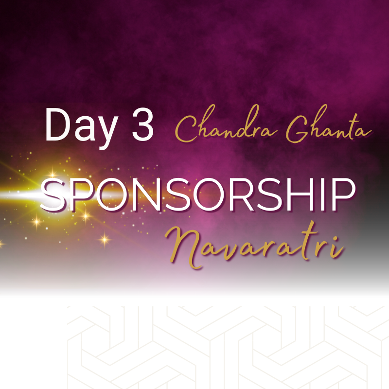 Chandra Ghanta Sponsor Shanti Mission Navaratri