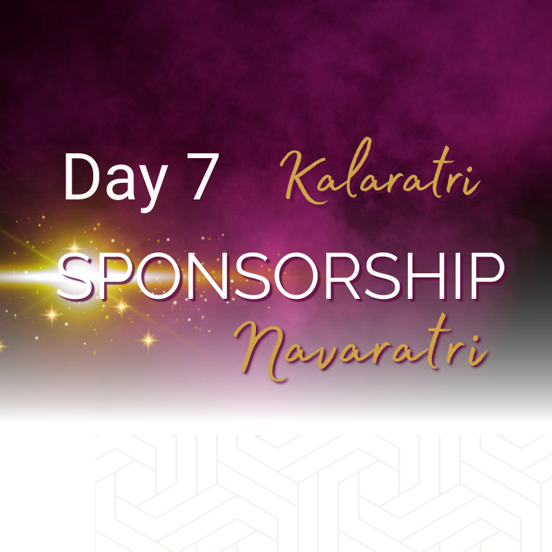 Kalaratri Sponsor Shanti Mission Navaratri